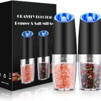 Electric Pepper and Salt Grinder Set