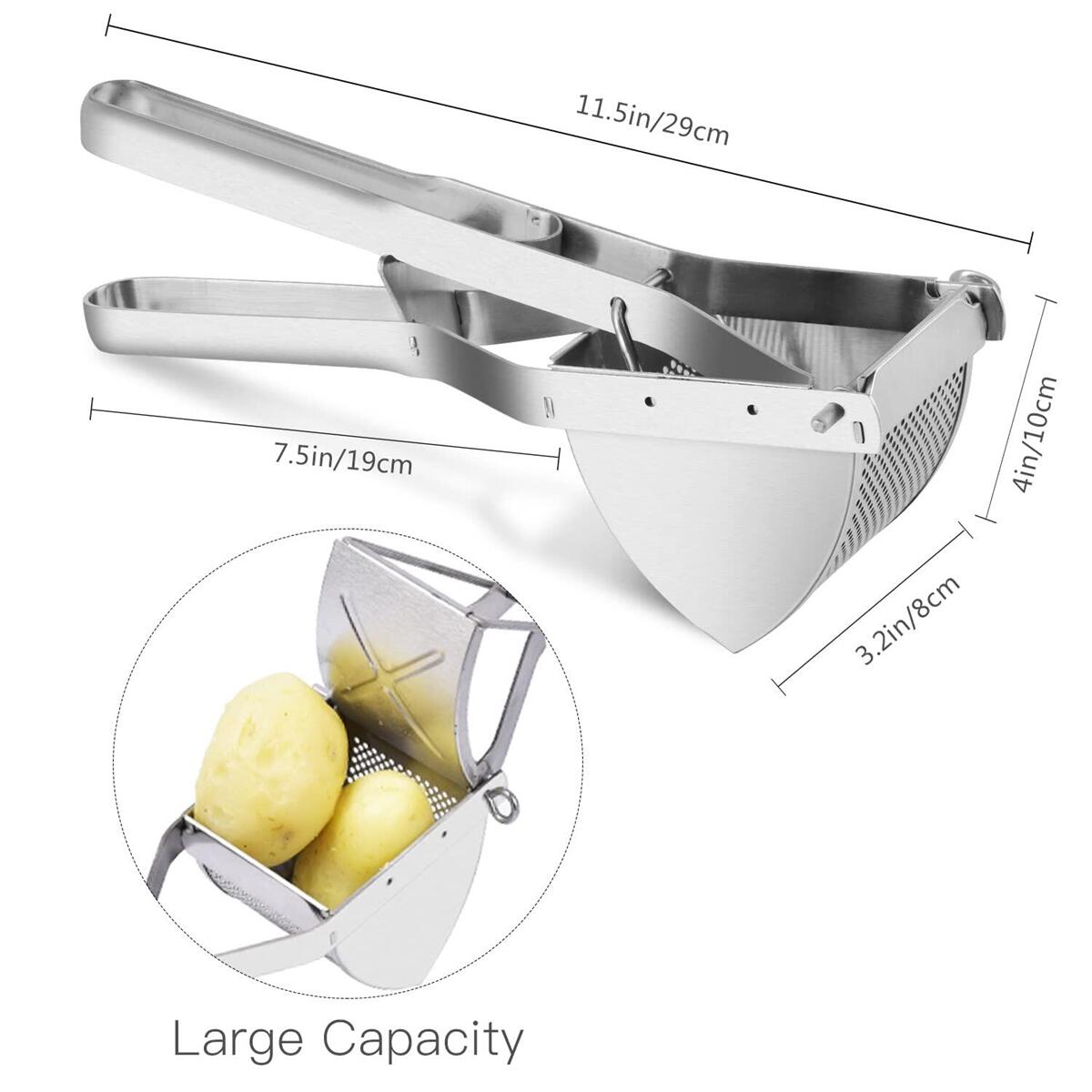 Kitchen Stainless Steel Potato Masher - Image 3