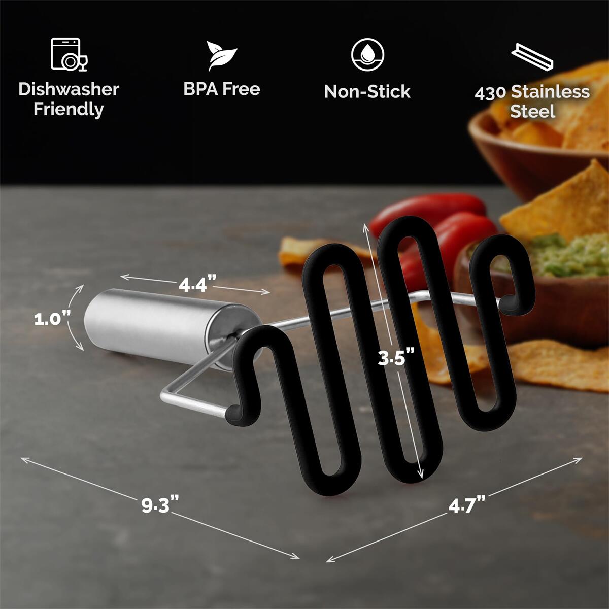 Kitchen Non-Scratch Potato Masher Kitchen Tool - Image 4