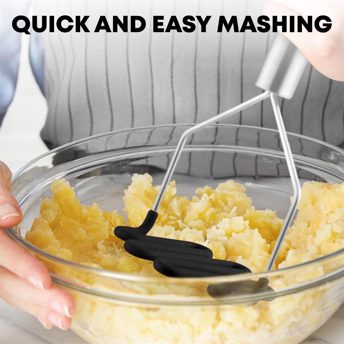 Kitchen Non-Scratch Potato Masher Kitchen Tool - Image 7