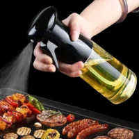 Black Transparent Kitchen Oil Bottle Cooking