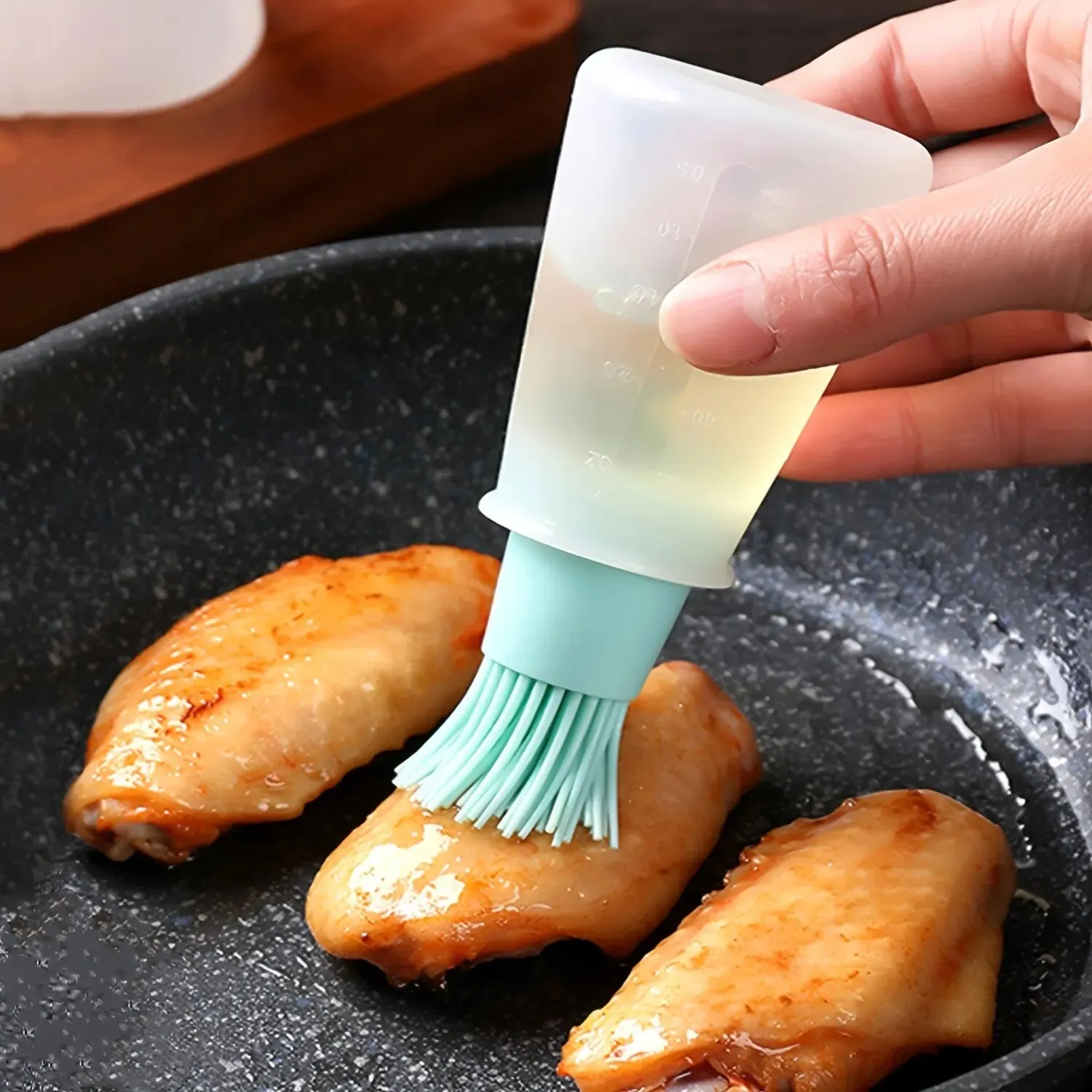 Silicone BBQ Oil Bottle Brush