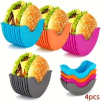 4PCS/set Retractable Hamburger Holders