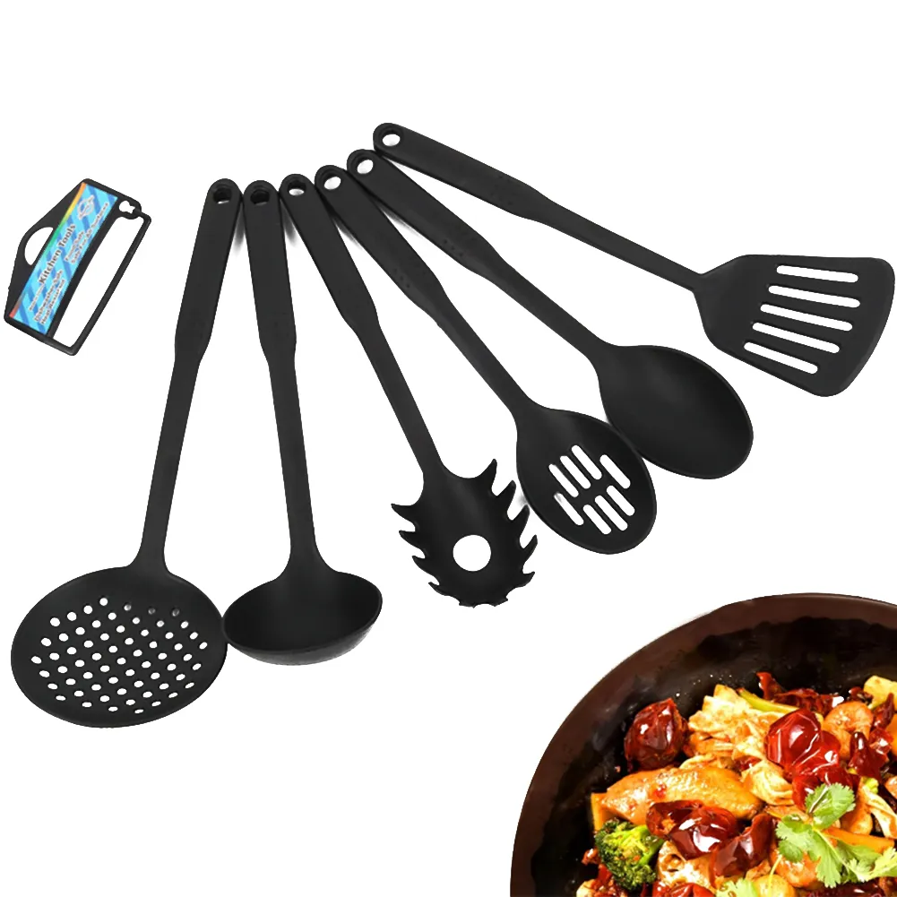 Kitchen 6pcs Cooking Utensil Set for Nonstick Cookware