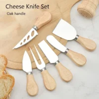 Six-Piece Stainless Steel Cheese Knife Set