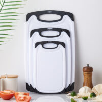 3Pcs/Set Plastic Cutting Boards with Holder
